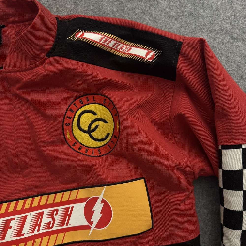 DC Comics The Flash Racing Jacket Sz. Small - Picture 4 of 12